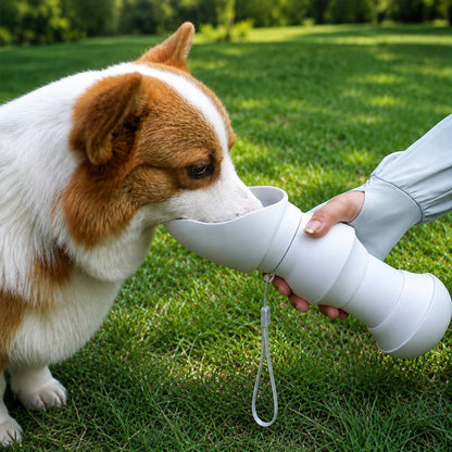 Portable 2-in-1 Pet Feeding Bowl And Water Dispenser For Outdoor Travel (1 Pc)